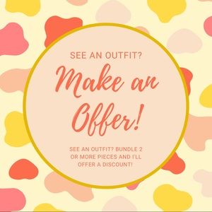 See an outfit? I’ll offer a good discount :)
